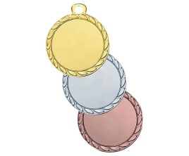 Medaile 4015 průměr 3 cm včetně stuhy