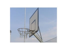 Basketbalový koš s pevně přivařenou síťkou zinek
